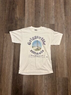 Vintage Single Stitch Griggsville, IL Graphic Tee Shirt